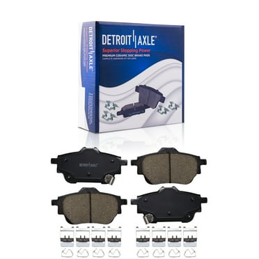 Detroit Axle - Rear Brake Pads for 2020-2023 Nissan Sentra [With Rear Disc], 2021 2022 Ceramic Brake Pads with Hardware Replacement