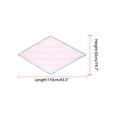 thumbnail image 3 of BUFANDAS DE CHIFFON PLISADAS INSPIRE CHIC para Mujeres, Bufanda de Cuello de Gasa Semi Transparente con Ribete de Color Contrastante 43.3x19.7" Rosa Claro, 3 of 5