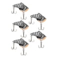 thumbnail image 3 of Iron Plate Lure, Incisive Hook Strong Penetration Artificial Lures Strong Temptation Lifelike For Freshwater ANGGREK Otros Deportes, 3 of 8