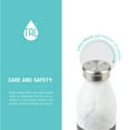 thumbnail image 5 of TAL Modern 20 oz Marble and Silver Solid Print Double Wall Vacuum Insulated Stainless Steel Water Bottle with Screw Cap, 5 of 7