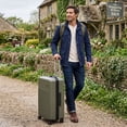 thumbnail image 2 of Lee 21 in Unisex Carry-On Luggage, Olive, 2 of 14