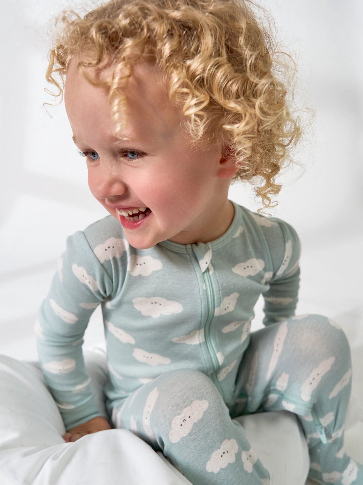 Gerber Baby and Toddler Neutral 2-Way Zipper Footed Unionsuits, 4-Pack, 0/3 Months - 5T