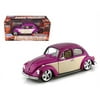 Volkswagen Beetle Low Rider Purple 1/24 Diecast Car Model by Welly
