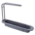 thumbnail image 5 of DECORNIJIA Kitchen Storage Rack Grey PP Sink Storage Rack Kitchen Organization 1Set, 5 of 8