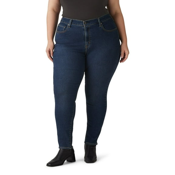 Plus Size Levi's® 721™ High-Rise Skinny Jeans Color: Eternal Indigo Dark Size: 18W AV/REG