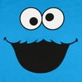 thumbnail image 2 of Sesame Street Shirt Women's Cookie Monster Varsity Short Sleeve Top, 2 of 5