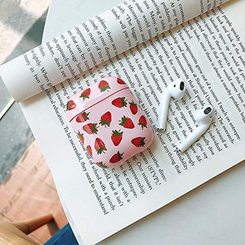 Ici Rencontrer Super Creative Fresh Fruit Pattern Airpods Case Portable Airpods Accessories Hard Pc Plastic Anti Scratch Shockproof Protective Case Strawberry Walmart Com Walmart Com