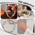 thumbnail image 6 of 1box 1 Box 550Pcs Hollow Round Beads Stainless Steel 7 Size 2/2.4/3/4/5/6/8mm Round Smooth Loose Balls Beads for DIY Craft Bracelet Necklace Jewellery Making Supplies, 6 of 7