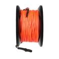thumbnail image 1 of Plongée Bobine Doigt Bobine Double Extrémité Corde de Pêche Haute Résistance Crochet Aluminium Acier Inoxydable Polyester Fibre Ligne Orange Sécurité Plongée en Apnée Pêche Noir, 1 of 8