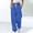 Blue, variant on Womens Y2k Striped Sweatpants Star Patchwork Straight Leg Drawstring Baggy Sweatpants with Pockets Purple L