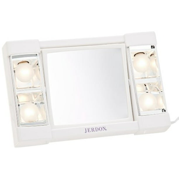Jerdon 6 Portable Tabletop 2 Sided, How To Change Bulb In Jerdon Makeup Mirror