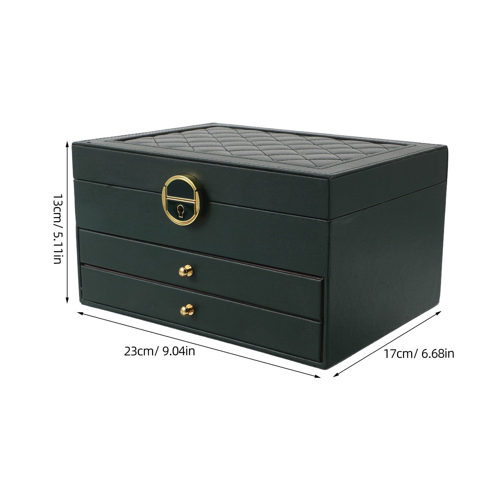 UPOUART Jewelry Box with Multiple Storage Compartments, Stylish Design for Travel and Home Use, 1 Piece Drawer Organizer