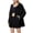 Black, variant on Noric Women Packable Hooded Rain Jacket Zip Up Long Sleeve Windbreaker, Waterproof Sunproof Pocket Lightweight Outdoor Hiking Travel Outerwear