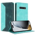 thumbnail image 1 of Funda FOXDOCK para Samsung Galaxy S10 Plus de Cuero Premium Bicolor con Ranuras RFID, Carcasa Tipo Billetera Antigolpes y Soporte Plegable, 1 of 6