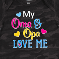 thumbnail image 4 of Inktastic My Oma and Opa Love me with Hearts Boys or Girls Baby Bodysuit, 4 of 5