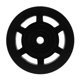thumbnail image 1 of 95mm Black Bearing Pulley Wheel Cable Gym Equipment Part Wearproof, 1 of 5