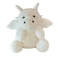 thumbnail image 4 of Juguetes de peluche de dragón con adorno de alas, suave almohada de dragón volador de dibujos animados para Blanco, 4 of 9