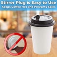 thumbnail image 3 of Avant Grub 7.5" Black Plastic Stir & Plug Sticks for Coffee Cups, 200 Pack, 3 of 4