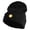 Black, variant on Water Polo Ball Iron on Patched 12 Inch Long Knitted Beanie - Royal OSFM