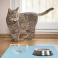 thumbnail image 2 of OULII Heart Shaped Feeding Mat Non Skid And Cats Easy To And Maintain For Comfort Feeding For Daily Use, 2 of 8