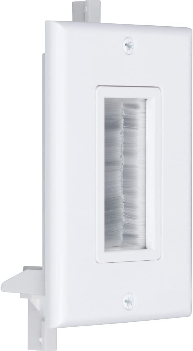 Buyer's Point Brush Wall Plate w/Built in Mounting Bracket, Decora ...