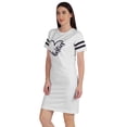 thumbnail image 4 of Inkmeso Besties Tunic Graphic T-Shirts Round Neck Dress Summer Short Sleeve Tops, 4 of 7
