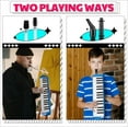 thumbnail image 2 of Melodica 32 Keys Double Tubes Mouthpiece Air Piano Keyboard Musical Instrument with Carrying Bag 32 Keys,, 2 of 6