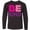 AB-Black, variant on Be Kind Logo in Pink and Purple Long Sleeve Youth T-Shirt