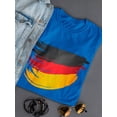 thumbnail image 3 of Germany Flag Stroke Women T-Shirt, Female XX-Large, 3 of 4