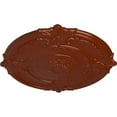 thumbnail image 3 of 39 1/2"OD x 2 1/2"P Attica Ceiling Medallion (Fits Canopies up to 3 3/4"), Hand-Painted Firebrick, 3 of 5