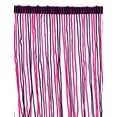thumbnail image 2 of SEW TRENDS 2 Yrd of 12" Long Chainette Fringe Multicolor Twotone Tassel Curtain Trim-Fuschia Magenta & Black, 2 of 8
