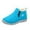 Blue, variant on lnmuld Kids Boots Winter Warm Insulated On Boots for Girls Outdoor Cold Weather Footwear with Thick Sole Traction Durable Comfortable Design Size:7-8 Years