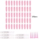thumbnail image 1 of Paquete de 100 protectores para uñas de gato de PVC suave, de tamaño mediano, de color rosa claro, para el cuidado de las patas de las mascotas y el control de arañazos, 1 of 8