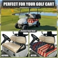 thumbnail image 3 of SEANATIVE USA Flag Golf Cart Seat Cover 4Th of July Golf Cart Seat Blanket 2 Passenger Breathable Golf Cart Seat Covers for Club Car Travel Sports Golf Cart Accessories with 4 Pockets, 3 of 7