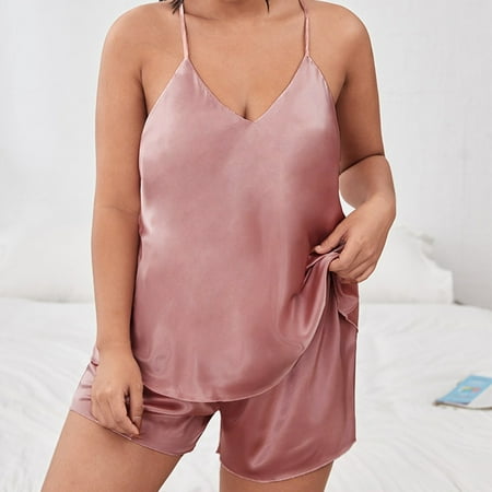 

Womens Pajamas Sets Nightgown For Lingerie Satin Lingerie Sexy Nightie Slips Sleep Sets Sexy Slipss Womens Loungewear Sets