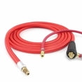 thumbnail image 1 of TIG Welding Cable Hose Air Cooled Soft Flexible Integrated 8mm Quick Connectors, 1 of 11