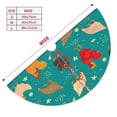 thumbnail image 3 of Sikiie Cute Hens And Rooster 30-48 inches {designName} Print Christmas Tree Skirt Snowman Xmas Tree Skirt with Edge Christmas Decorations for Holiday Party-48", 3 of 7