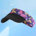 thumbnail image 2 of Ticikt Toddler Sun Visor Girls Age 3-12, Kids Beach Visor Summer Sun Protection Sport Cap,Color:Black, 2 of 4