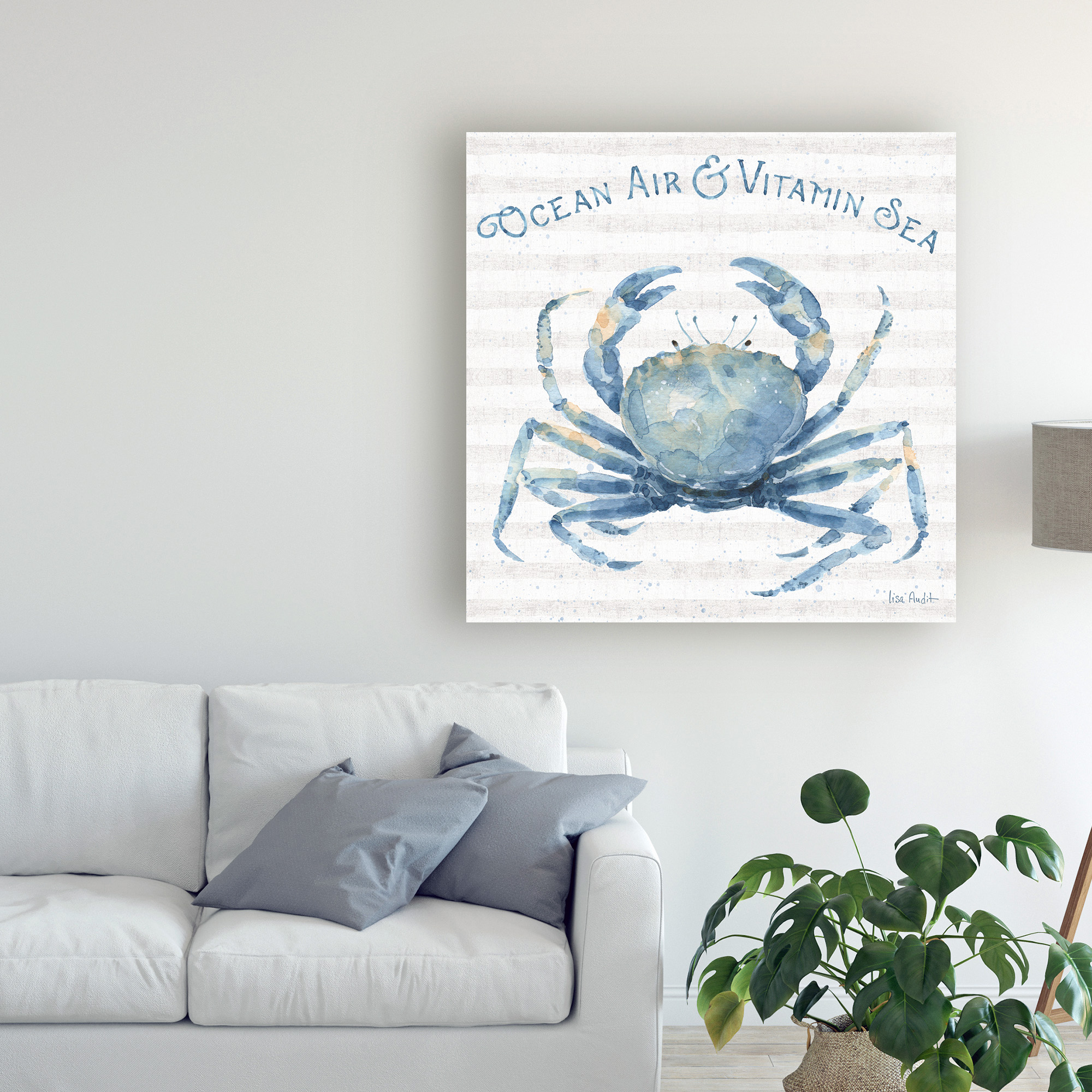 Trademark Fine Art Animals Canvas Art ' Nautical Life X ' by Lisa Audit