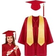 thumbnail image 1 of Conjunto de toga y birrete de graduación NQ unisex Accesorios de traje de graduación, 1 of 5