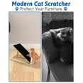thumbnail image 6 of Hamiledyi Tilted Cat Nail File Scratcher with Ramp Vertical Cats Claw Scratching Boards with Replaceable Sandpaper 3 Adjustable Height Wooden Kitten Scratch Manicure for Kittens, 6 of 6