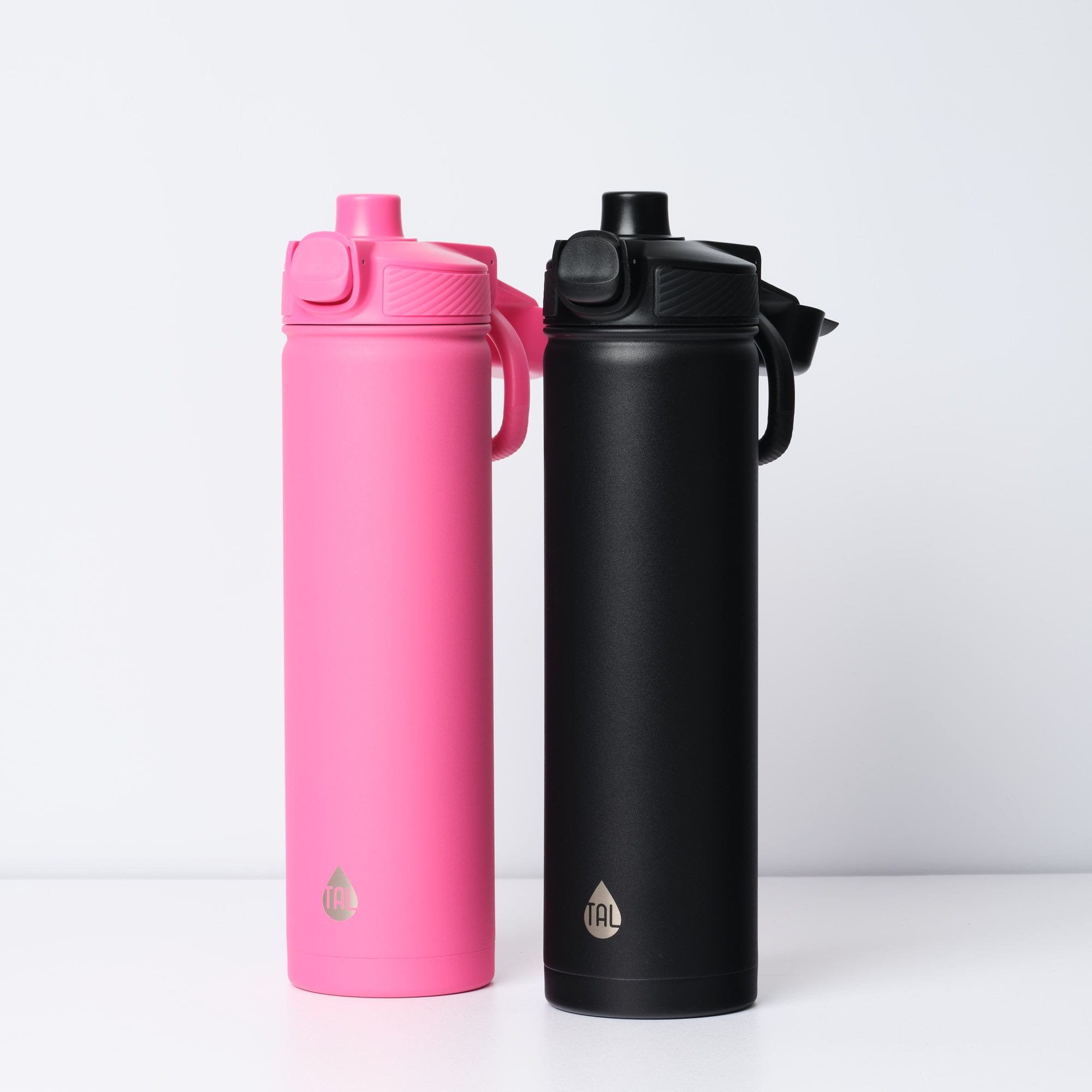 TAL 28oz Stainless Steel Ranger Push Lock Lid Water Bottle, Black