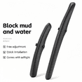 thumbnail image 2 of 700C Road Bike Rear Fender with Integrated Tail Light - Quick-Release PP Mudguard for All-Weather Protection, Adjustable Fit, Streamlined Design to Reduce Wind Resistance, Includes Installation Kit, 2 of 6