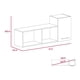 thumbnail image 5 of Repisa Flotante Esperanza Café Claro y Gris Claro Virtual Muebles, 5 of 6