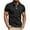 Black, variant on Kaemgyyd Golf Shirts for Men Fashion Color Block Stretch Work Tee Casual Button Collar Short Sleeve Summer Clothes