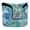 Blue Green Floral Stained Glass, variant on Haosy Blue Green Floral Stained Glass Golf Mallet Putter Cover Strong Magnetic Leather Golf Club Headcover Closure