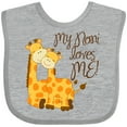 thumbnail image 3 of Inktastic My Noni Loves Me Boys or Girls Baby Bib, 3 of 4