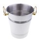 thumbnail image 5 of Cubo de de acero inoxidable Champán Restaurante Fiesta Enfriador Oro Zulema Champagne Cooler Barrel, 5 of 8