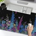 thumbnail image 3 of Watercolor Vintage Floral Mouse Pad for Women 35.4 X 15.7 Inch XXL Retro Flower Print Full Desk Mousepad Extended Large Non-Slip Rubber Base Keyboard Mat with Stitched Edges for Gaming Office, 3 of 6