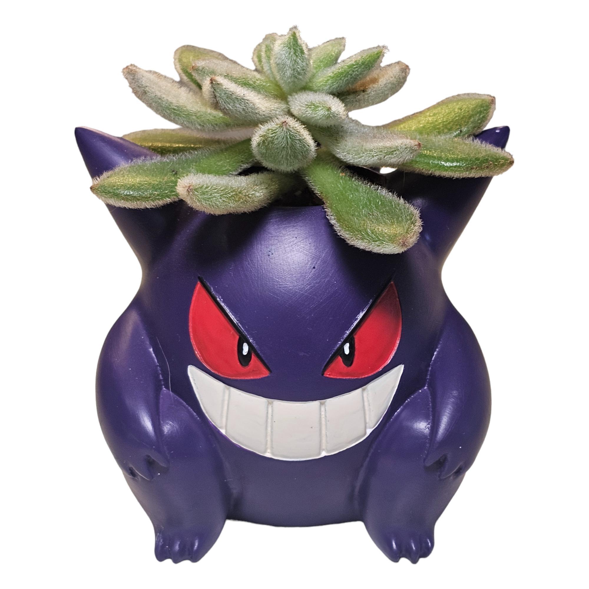 Gengar Planter Pot – 5 Inch | Fun Pokemon Succulent Pot with Drainage Hole